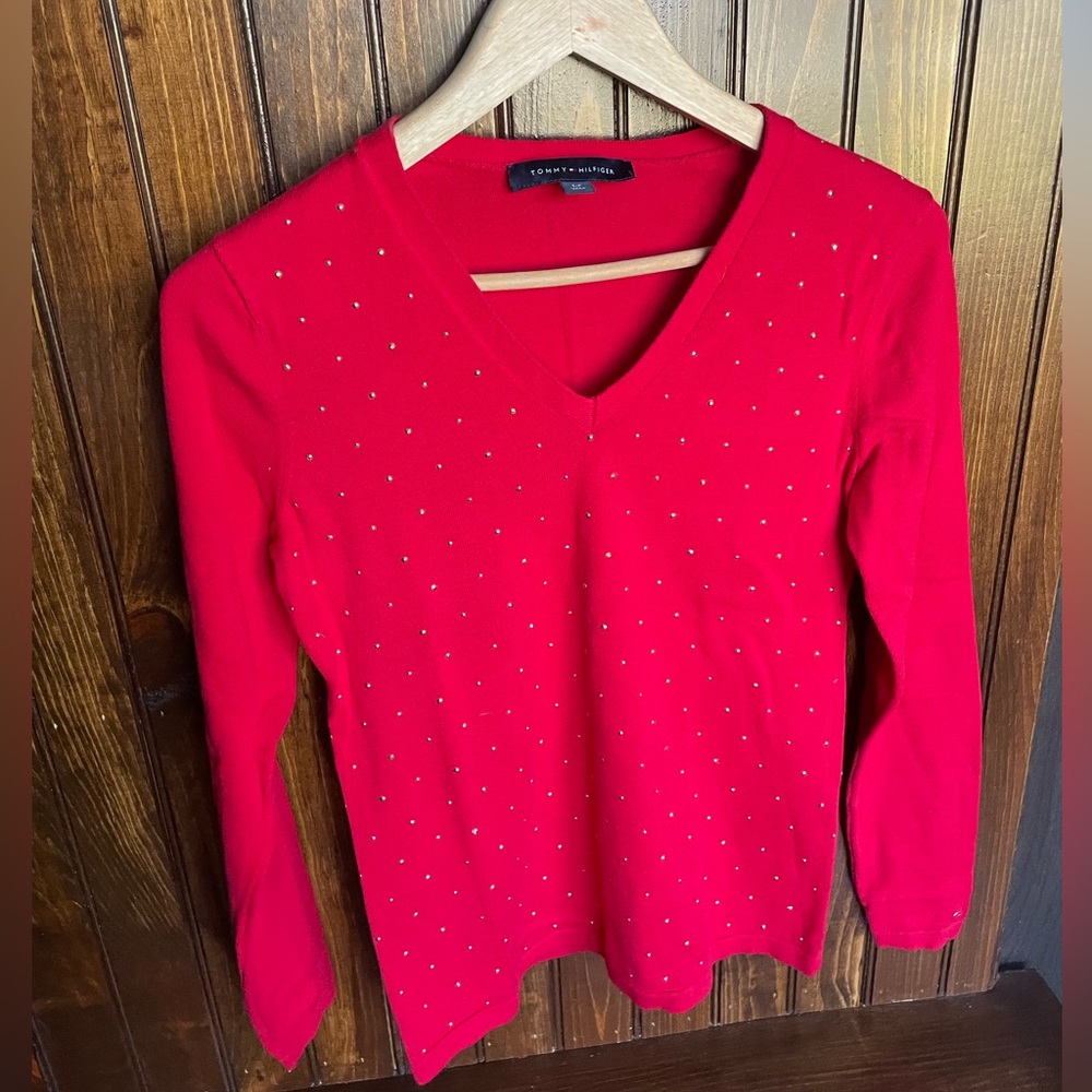 Woman’s Tommy Hilfiger Beaded Sweater